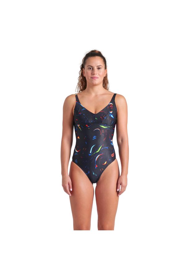Strój Kąpielowy damski Arena Abyss Swimsuit U Back. Kolor: czarny