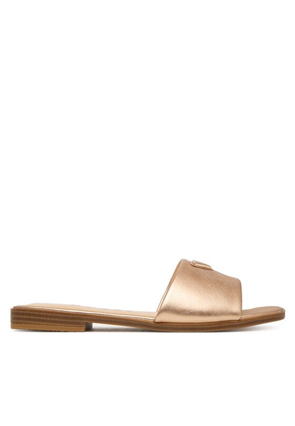 Guess Klapki FLJRMA LEL19 Różowy. Kolor: różowy. Materiał: skóra