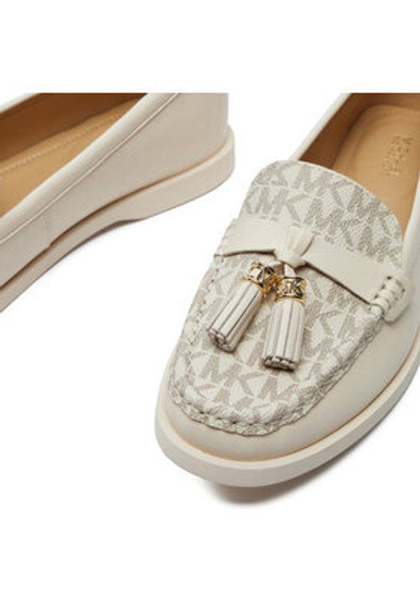 MICHAEL Michael Kors Mokasyny 40T4KRFP1B Beżowy. Kolor: beżowy. Materiał: skóra
