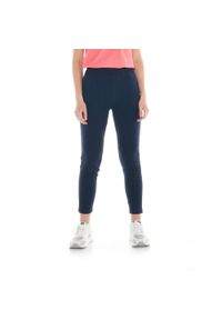 LEONE 1947 APPAREL - Podstawowe joggery damskie. Kolor: niebieski. Materiał: tkanina. Sport: fitness