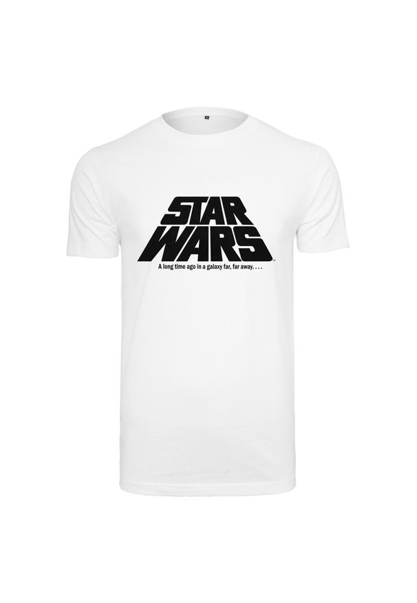 Koszulka Urban Classics Original Logo Star Wars. Kolor: biały. Wzór: motyw z bajki