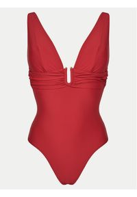 Hunkemöller Strój kąpielowy Shaping Luna 301359 Czerwony. Kolor: czerwony. Materiał: syntetyk #1