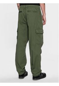 Calvin Klein Jeans Spodnie materiałowe Essential J30J324537 Zielony Regular Fit. Kolor: zielony. Materiał: materiał, bawełna #10