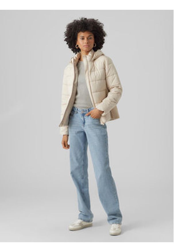 Vero Moda Kurtka zimowa 10289837 Écru Regular Fit. Materiał: syntetyk. Sezon: zima