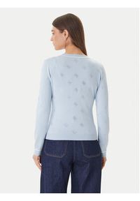 Guess Kardigan W6GR18 Z0605 Niebieski Regular Fit. Kolor: niebieski. Materiał: wiskoza #2