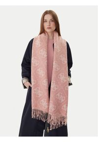 Guess Szalik AW5217 VIS03 Różowy. Kolor: różowy. Materiał: poliester, materiał
