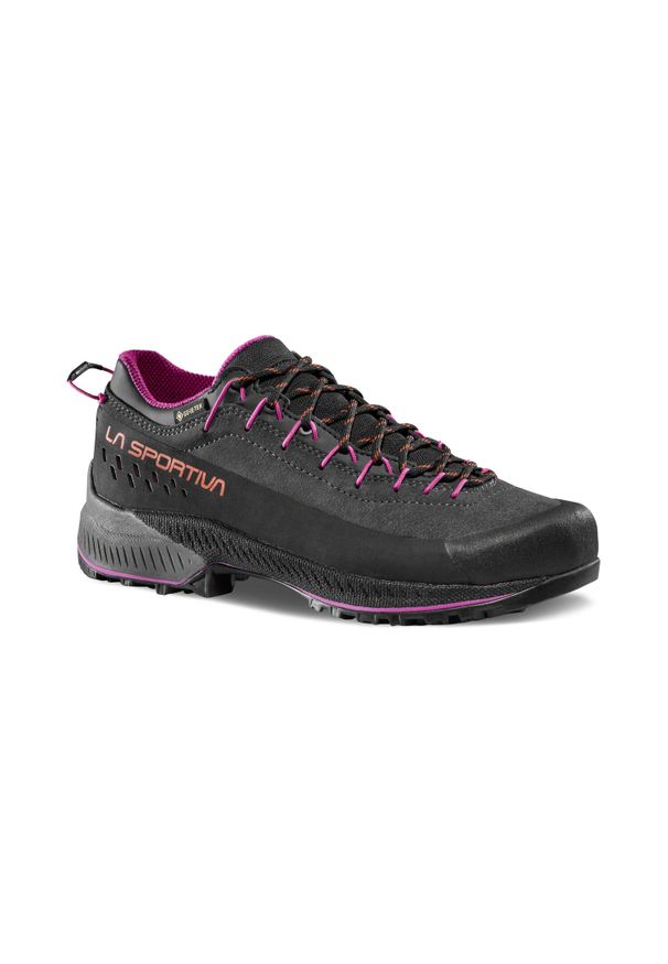 LA SPORTIVA - Buty podejściowe damskie La Sportiva TX4 Evo z membraną. Kolor: czarny, szary, różowy, wielokolorowy. Styl: sportowy