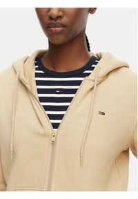 Tommy Jeans Bluza Flag DW0DW19729 Beżowy Regular Fit. Kolor: beżowy. Materiał: bawełna #4