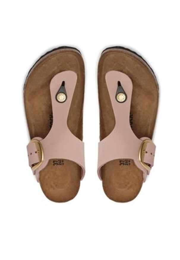 Birkenstock Japonki Gizeh 1027113 Różowy. Kolor: różowy. Materiał: nubuk, skóra