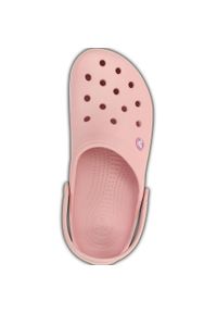 Chodaki Crocs Crocband. Kolor: biały, wielokolorowy, różowy. Materiał: materiał, syntetyk