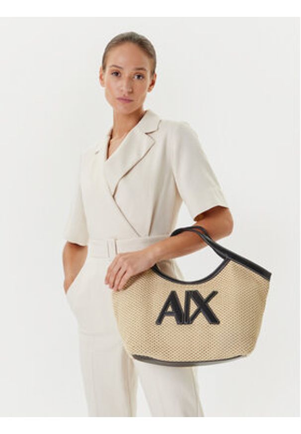 Armani Exchange Torebka XW000410 AF12591 M1013 Beżowy. Kolor: beżowy