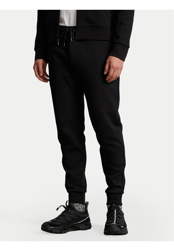 Polo Ralph Lauren Spodnie dresowe 710888283 Czarny Regular Fit. Kolor: czarny. Materiał: bawełna