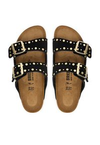 Birkenstock Klapki Arizona Rivet 1030348 Czarny. Kolor: czarny. Materiał: skóra, zamsz #3