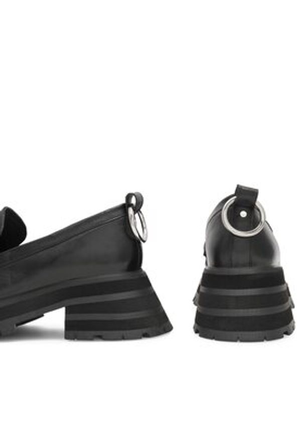 Sergio Bardi Loafersy WI16-C1037-02SB Czarny. Kolor: czarny. Materiał: skóra