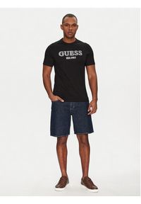 Guess T-Shirt M5GI07 I3Z14 Czarny Classic Fit. Kolor: czarny. Materiał: bawełna