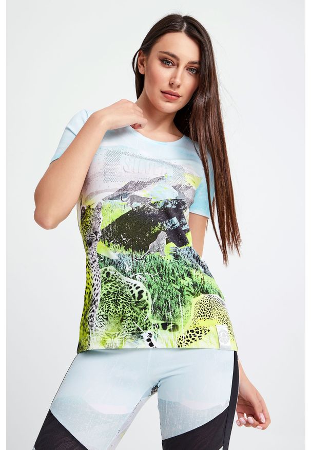 T-shirt Sportalm na co dzień, casualowy, z nadrukiem