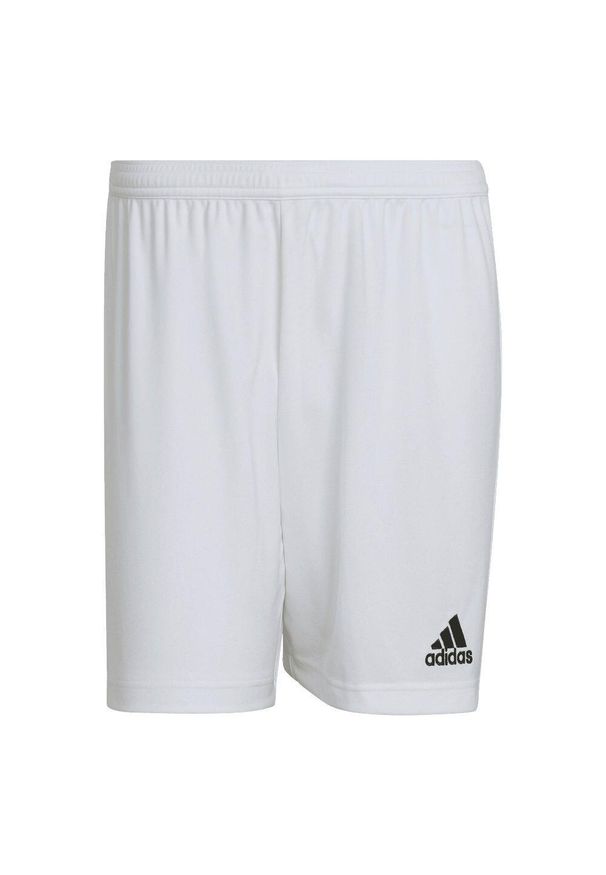 Adidas Sport Ent22 Sho Białe Spodenki Dorosłych. Kolor: biały, wielokolorowy, czarny. Materiał: poliester. Sport: piłka nożna