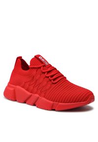 BIG STAR SHOES - Big Star Shoes Sneakersy JJ274277 Czerwony. Kolor: czerwony. Materiał: materiał #1
