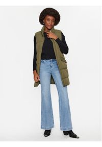 only - ONLY Bezrękawnik 15274066 Khaki Regular Fit. Kolor: brązowy. Materiał: syntetyk. Długość rękawa: bez rękawów