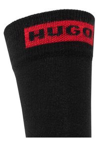 Hugo - HUGO Skarpety długie 50502046 Czarny. Kolor: czarny. Materiał: bawełna #4