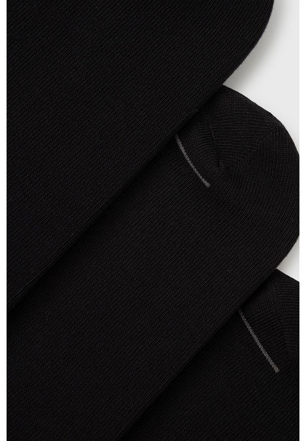 Calvin Klein Skarpetki (3-pack) męskie kolor czarny. Kolor: czarny