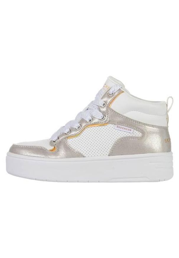 skechers - Buty do chodzenia dla dzieci Skechers Court High shine Kic. Kolor: wielokolorowy. Materiał: materiał, syntetyk. Szerokość cholewki: normalna. Sport: turystyka piesza