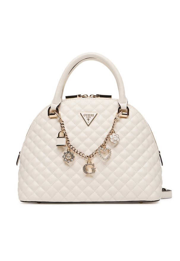Guess Torebka Everlee HWEG86 79050 Écru. Materiał: skórzane