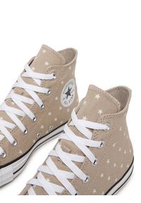 Converse Trampki Chuck Taylor All Star Embroidered Stars A16046C Beżowy. Kolor: beżowy. Materiał: materiał #5