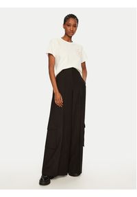 Hugo - HUGO T-Shirt Destrel_1 50534246 Écru Regular Fit. Materiał: bawełna #2