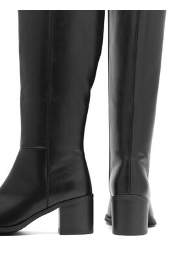 Jenny Fairy Kozaki TESSA WS22461-01 Czarny. Kolor: czarny. Materiał: skóra