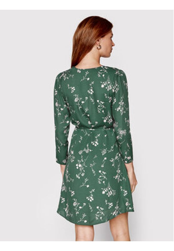 Samsoe & Samsoe - Samsøe Samsøe Sukienka letnia Britt F22200187 Zielony Regular Fit. Kolor: zielony. Materiał: wiskoza. Sezon: lato