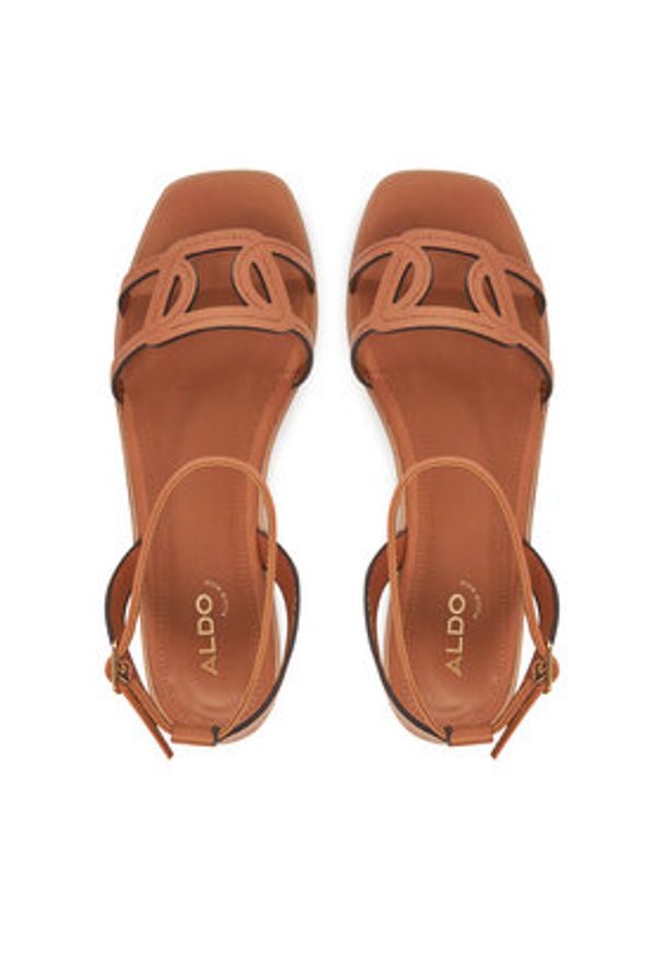 Aldo Sandały Greengrove 13966689 Różowy. Kolor: różowy. Materiał: skóra