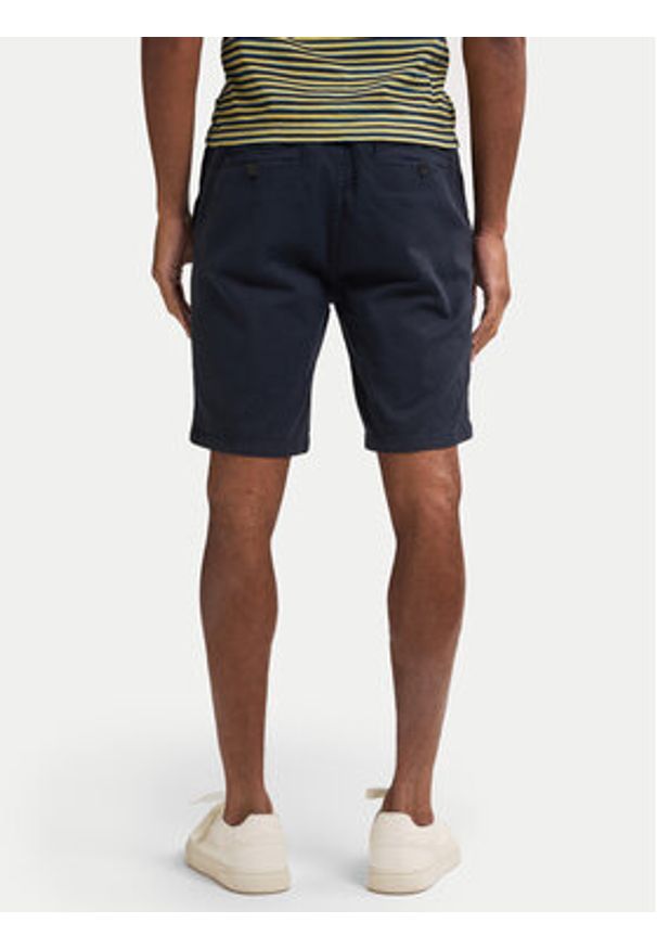 Petrol Industries Szorty materiałowe M-1050-SHO527 Granatowy Regular Fit. Kolor: niebieski. Materiał: bawełna