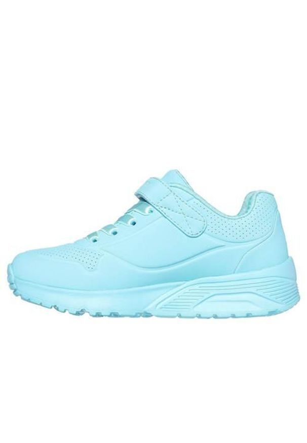 skechers - Buty do chodzenia dla dzieci Skechers Uno Lite. Kolor: niebieski. Materiał: materiał, syntetyk, tkanina. Szerokość cholewki: normalna. Sport: turystyka piesza