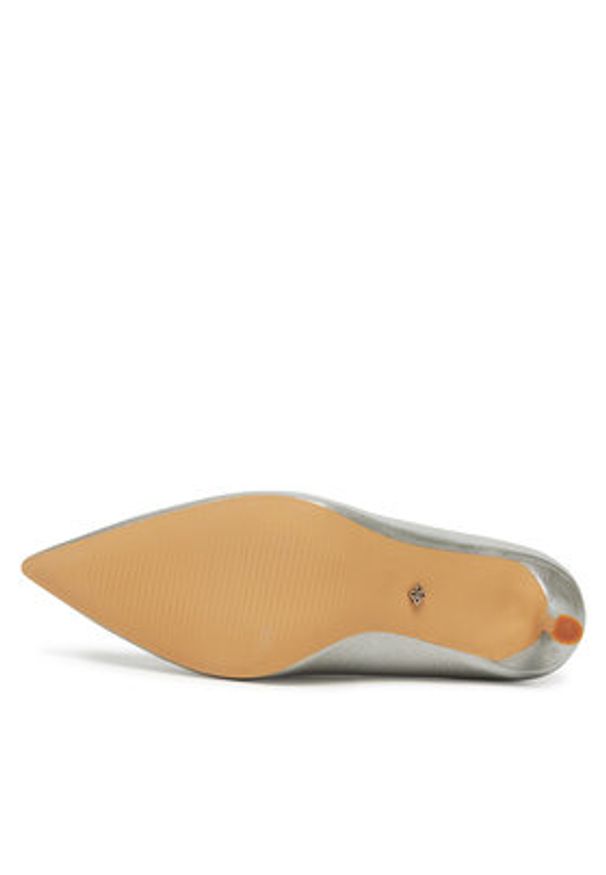 DeeZee Szpilki BK-0807-1 Srebrny. Kolor: srebrny. Materiał: skóra. Obcas: na szpilce