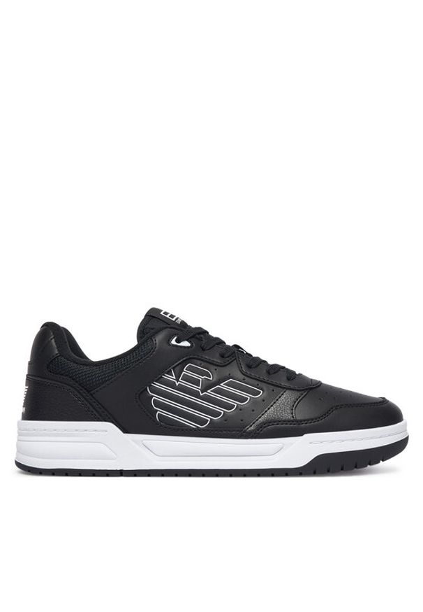 EA7 Emporio Armani Sneakersy 7X000865 AF23197 MC011 Czarny. Kolor: czarny. Materiał: skóra