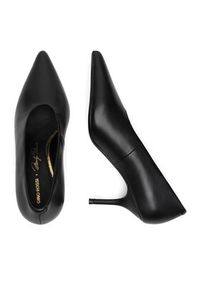 Gino Rossi Szpilki CLEO-1527-1-TB Czarny. Kolor: czarny. Materiał: skóra. Obcas: na szpilce #5