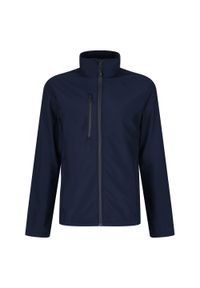 Regatta - Kurtka Męska Honestly Made Recycled Soft Shell. Kolor: niebieski. Sport: turystyka piesza #1
