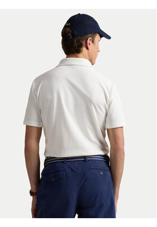 Polo Ralph Lauren Polo 710963818001 Biały Custom Fit. Typ kołnierza: polo. Kolor: biały. Materiał: bawełna