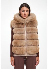 Suprema - Kamizelka damska futrzana z lisa dwustronna SUPREMA. Materiał: futro #4