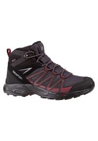 salomon - Buty męskie trekkingowe Salomon Robson Mid GTX 415475. Materiał: materiał, skóra, syntetyk. Szerokość cholewki: normalna. Technologia: Gore-Tex. Sezon: zima. Sport: turystyka piesza #3