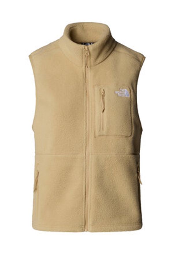 The North Face Bezrękawnik Yumiori NF0A8B6F Beżowy Regular Fit. Kolor: beżowy. Materiał: syntetyk. Długość rękawa: bez rękawów