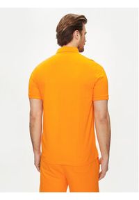 Karl Lagerfeld - KARL LAGERFELD Polo 745022 542221 Pomarańczowy Regular Fit. Typ kołnierza: polo. Kolor: pomarańczowy. Materiał: bawełna #5