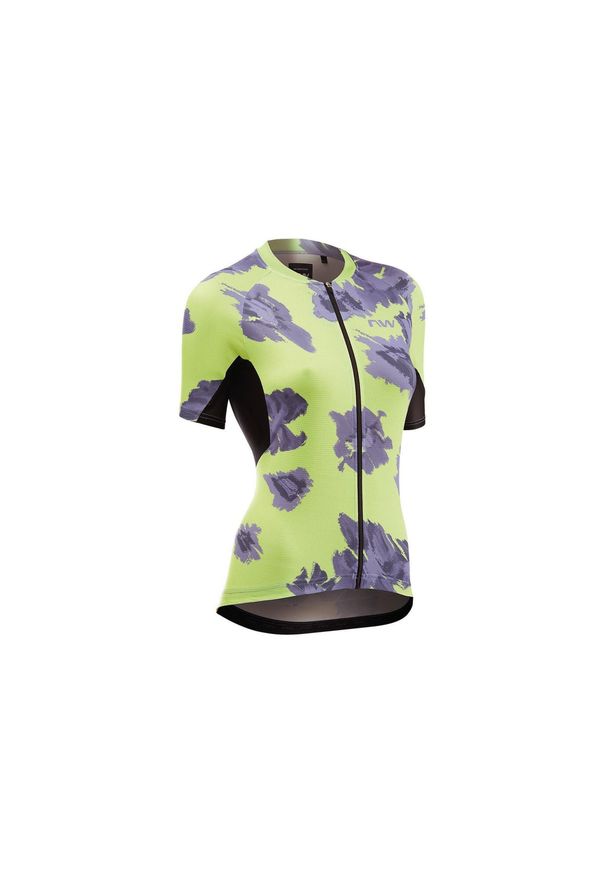 Koszulka rowerowa damska NORTHWAVE Force Evo Woman Jersey. Kolor: fioletowy, żółty, wielokolorowy. Materiał: jersey. Sport: kolarstwo
