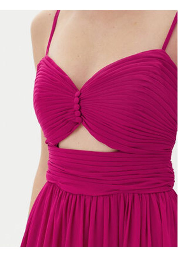 Hey Kyla Sukienka wieczorowa 5AH025HK Różowy Slim Fit. Kolor: różowy. Materiał: syntetyk. Styl: wizytowy