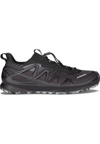 Buty trekkingowe męskie Lowa Merger Low Gtx. Kolor: czarny. Materiał: materiał, syntetyk. Szerokość cholewki: normalna