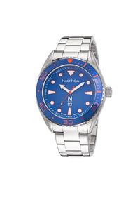 Nautica Zegarek NAPFWS221 Srebrny. Kolor: srebrny