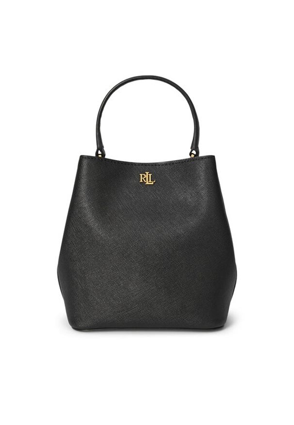 Lauren Ralph Lauren - LAUREN RALPH LAUREN Torebka 431977411001 Czarny. Kolor: czarny. Materiał: skórzane