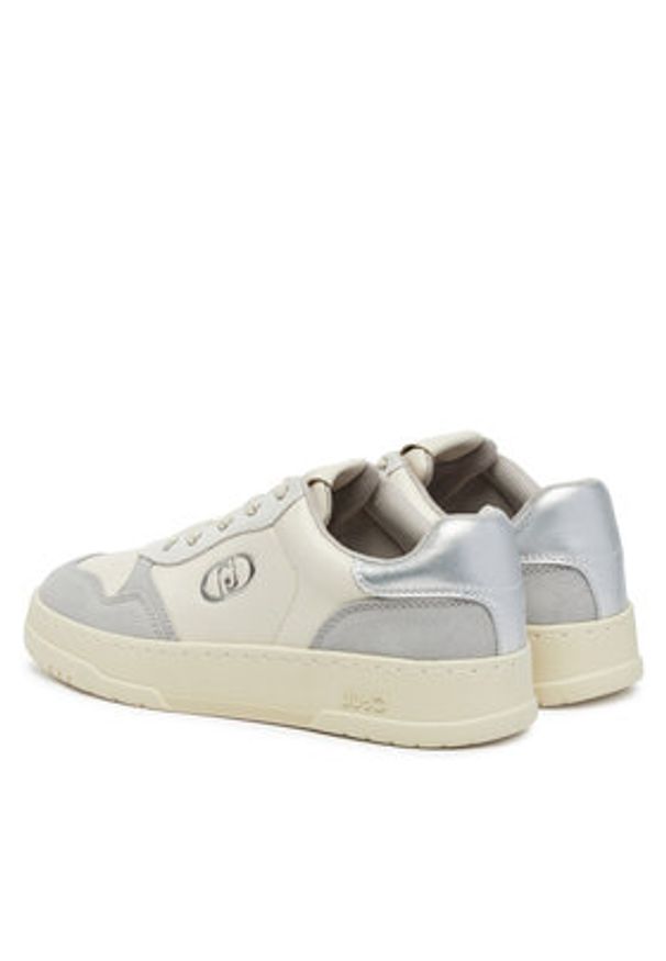 Liu Jo Sneakersy BA5037 PX310 Écru. Kolor: kremowy. Materiał: skóra
