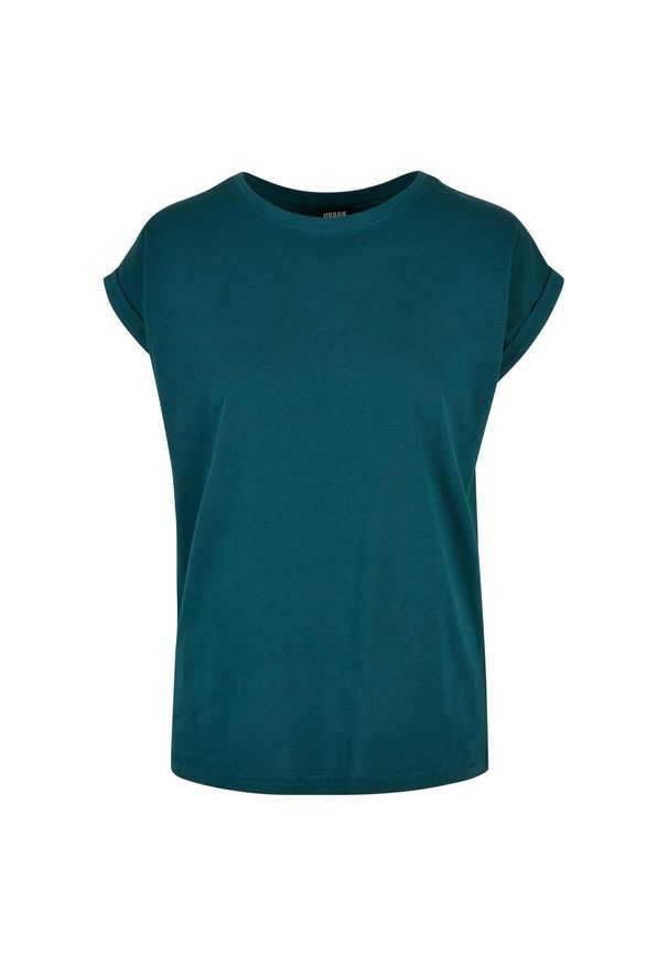 Urban Classics - Koszulka Damska Z Rozszerzonym Ramieniem. Kolor: zielony, niebieski, wielokolorowy